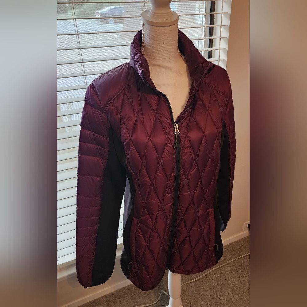 Purple puffy jacket